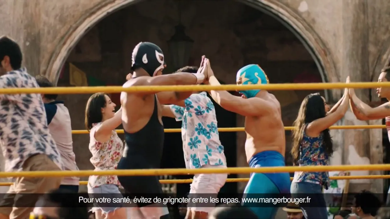 Orangina - Catcheurs Mexicains